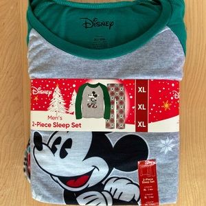 Mickey Mouse Christmas two piece pajama set